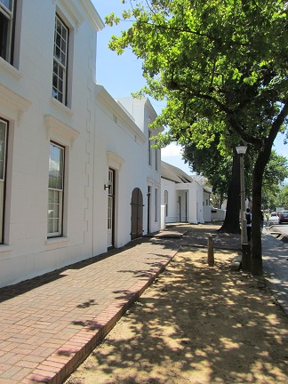Een straatje in Stellenbosch