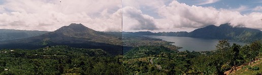 Gunung Batur en Lake Batur