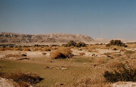 De woestijn bij de Dode Zee